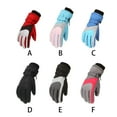 thumbnail image 3 of Qarigey 1 par de guantes de esquí para niños, deportes al aire libre, ciclismo, manopla para niños, manopla de invierno para clima frío, Protector de guantes y mitones rojo gris Qarigey AP014386-06, 3 of 6