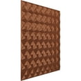 thumbnail image 2 of 19 5/8"W x 19 5/8"H Coralie EnduraWall Decorative 3D Wall Panel, Bright Coat Copper (Covers 2.67 Sq. Ft.), 2 of 6