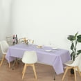 thumbnail image 4 of (6 Pack) Lavender Premium Rectangle Heavy-Duty Plastic Table Covers ( Reusable), 4 of 6
