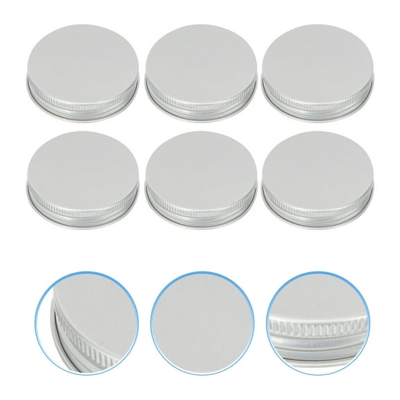 NICEXMAS 50Pcs Practical Aluminum Bottle Covers Lightweight Leakproof Sealing Lids for Bottles