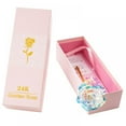 thumbnail image 4 of PENGXIANG Pink Rose Box Packaging With Vibration Light With Base For Girl Friend Valentine‘s Day Gift Mother‘s Day Gift, 4 of 10