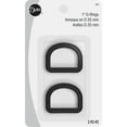 thumbnail image 2 of Dritz D-Rings for 1" Straps, 2 Count, Black, 2 of 4