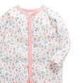 thumbnail image 5 of ATAIKU Infant Baby Girls' Sleep and Play Footed Pajamas One-Piece Sleeper Button Romper Jumpsuit Cotton PJs For Newborn, 5 of 5