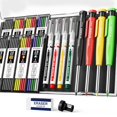 thumbnail image 1 of STAGEEK 4 Pcs Crayons de Charpentier avec Taille-Crayon, Crayons de Menuiserie Robustes, Charpentier Mécanique, 1 of 7