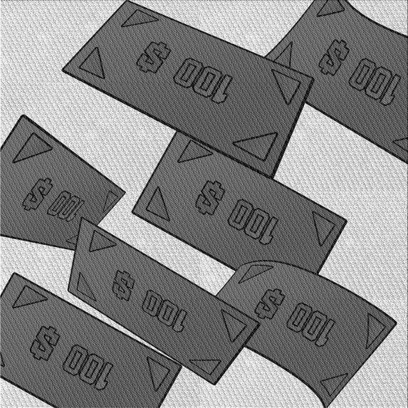 Ahgly Company Indoor Square Patterned Silver Gray Area Rugs, 8' Square