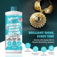 thumbnail image 2 of Sylvan Ultrasonic Jewelry Cleaner Solution Concentrate + Free Polishing Cloth | 500+ Uses | 32 Oz | Made in USA | For  All Ultrasonic Cleaners | Cleaner Liquid | Rings, Necklaces & Eye Wear, 2 of 8