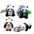 thumbnail image 1 of 8 piezas de llavero novedoso, llavero encantador con forma de panda, llavero con forma de animal, llavero bonito para niñas, niños y mujeres, 1 of 3
