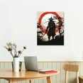 thumbnail image 2 of Nawypu Japanese Samurai Wall Art Samurai Pictures Wall Decor Armored Samurai painting Canvas Prints Bushido Inspirational Poster Artwork Modern Home Decor Framed for Bedroom Living 16x20in, 2 of 4