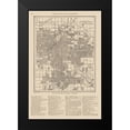 thumbnail image 2 of Reynold 11x14 Black Modern Framed Museum Art Print Titled - Denver Colorado - Reynold 1921, 2 of 5
