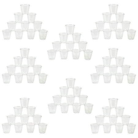 Fun Express Mini Disposable BPA-Free Plastic Shot Glasses 1 oz - Super Mega Bulk 1000 Ct