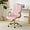 Pink, variant on Velvet Home Office Chair with Gold Arms and Legs, Comfortable Upholstered Tufted Swivel Desk Chair with Wheels for Girls Women Study Bedroom Living Room, Pink