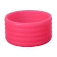 thumbnail image 1 of 4 Pcs Silicone Tennis Racket Grip Ring Handle Closure Rubber Ring rose red, 1 of 6