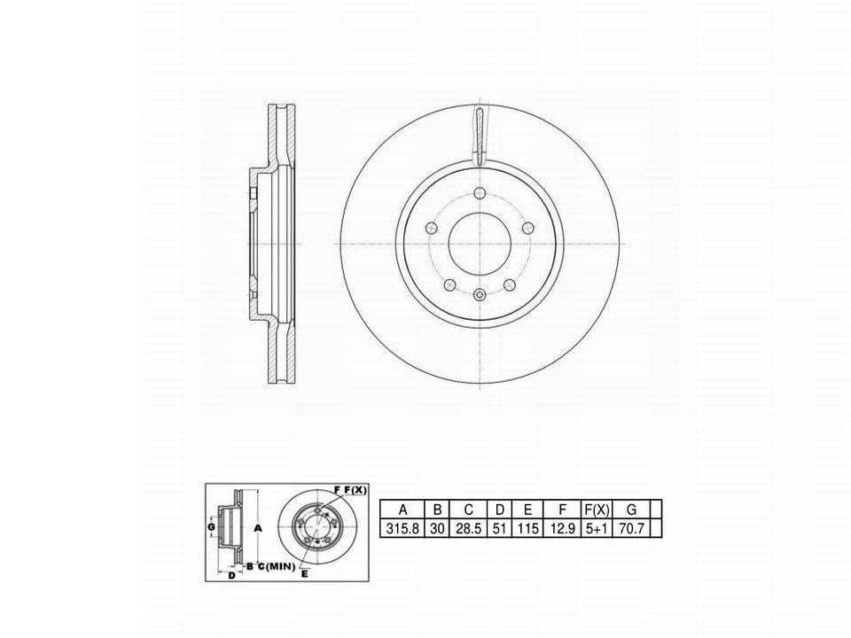 Winstop Brake Rotor, Front WS248026, Cadillac STS 2011-2006