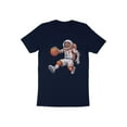 thumbnail image 5 of Funny Basketball Player Astronaut Spaceman Game Day Gift T-Shirt Astronaut Playing Basketball in Outer Space Galaxy Men Women Kids Tshirt, 5 of 10
