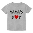 thumbnail image 3 of Boys Valentines Shirt Lover Heart Letter Print Short Sleeve Tee Tops Holiday Shirts for Boy Girl 2-3 Years, 3 of 5
