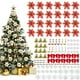 thumbnail image 1 of Juego de 120 Adornos Navideños Xihbxyly En Purpurina, 1 of 5