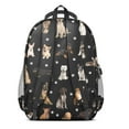 thumbnail image 3 of Dog Breeds Backpack for School,Cute School Bag,Schoolbag with Adjustable Shoulder Straps & Padded Back,16.9 Inch, 3 of 5