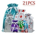 thumbnail image 6 of 18PCS Christmas Gift Bags with Tags & Ribbon Ties, Assorted Sizes for Xmas Holiday Present Wrapping & Festival Party Supplies-Small/Medium/Large, 6 of 9
