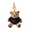 Do Your Best-Blue, variant on Cute Teddy Bear Keychain, Soft Bear Keyring Animal Backpack Pendant for Girls Boys