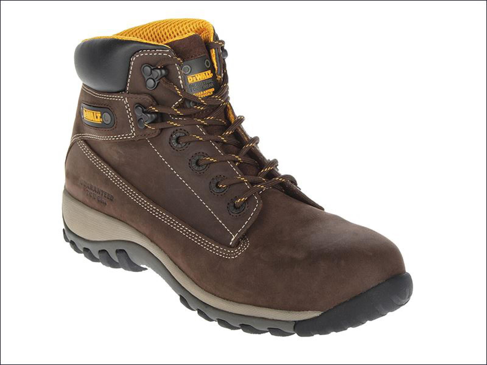 DEWALT Men's Non-Metallic Safety Hiker Boots - Brown Nubuck Leather Work Boots - View #10