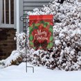 thumbnail image 3 of Briarwood Lane Merry Christmas Wreath Applique Garden Flag, 3 of 4