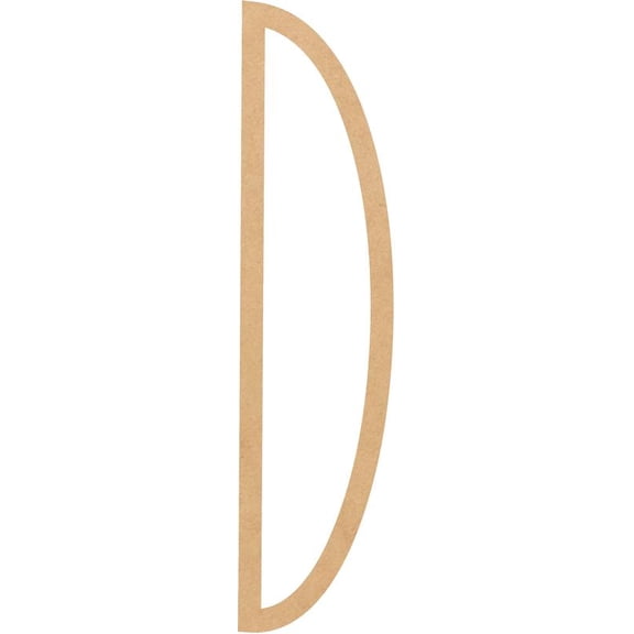 Wood MDF Letter D, Craft Alphabet 2'' Small Home Décor, Motherburger Font