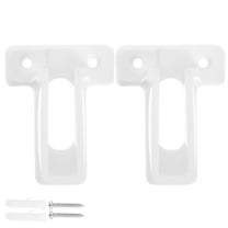 Pungan wire shelf brackets 2pcs Heavy Duty Wire Shelf End Brackets Abs Construction Brackets For Closet And Storage Organization Wire Shelving Systems For Home And Office Use,2.6"X2.05"X1.65"