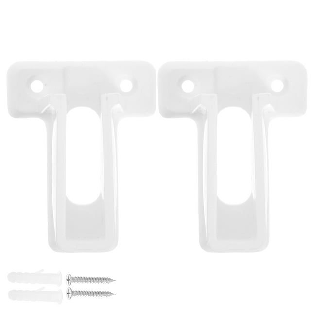 2pcs Wire Shelf End Brackets Heavy Duty Closet Shelves Brackets Wall Mount Brackets Wire Shelf Corner Support Bracket With Screws Expansion Anchors For Shelves Closet