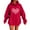 Watermelon Red, variant on Valentine Hoodies for Women Long Sleeve Shirts Spring Clothes 2026 Outfits Crewneck Heart Printed Sweatshirts Fashion Clothing