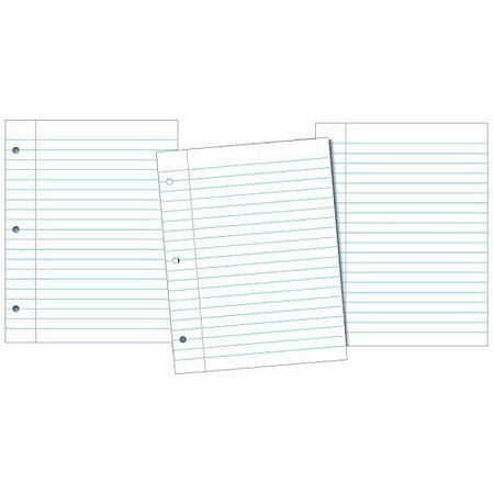 Onveos - School Smart Sulphite Paper 5-Hole Punched Filler Paper