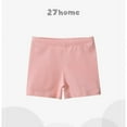 thumbnail image 3 of Hotiary Unisex Kids Solid Color Cotton Elastic Waist Shorts Toddler Child Breathable Running Bike Dance Sports Shorts for 2 Years-12 Years, 3 of 8