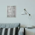 thumbnail image 2 of Stupell Industries Laundry Room Bathroom Black And White Design Canvas Wall Art by Kimberly Allen, 2 of 6