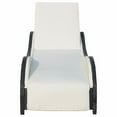 thumbnail image 4 of vidaXL Patio Lounge Chair Outdoor with Cushion Sunlounger Sunbed Poly Rattan, 4 of 13