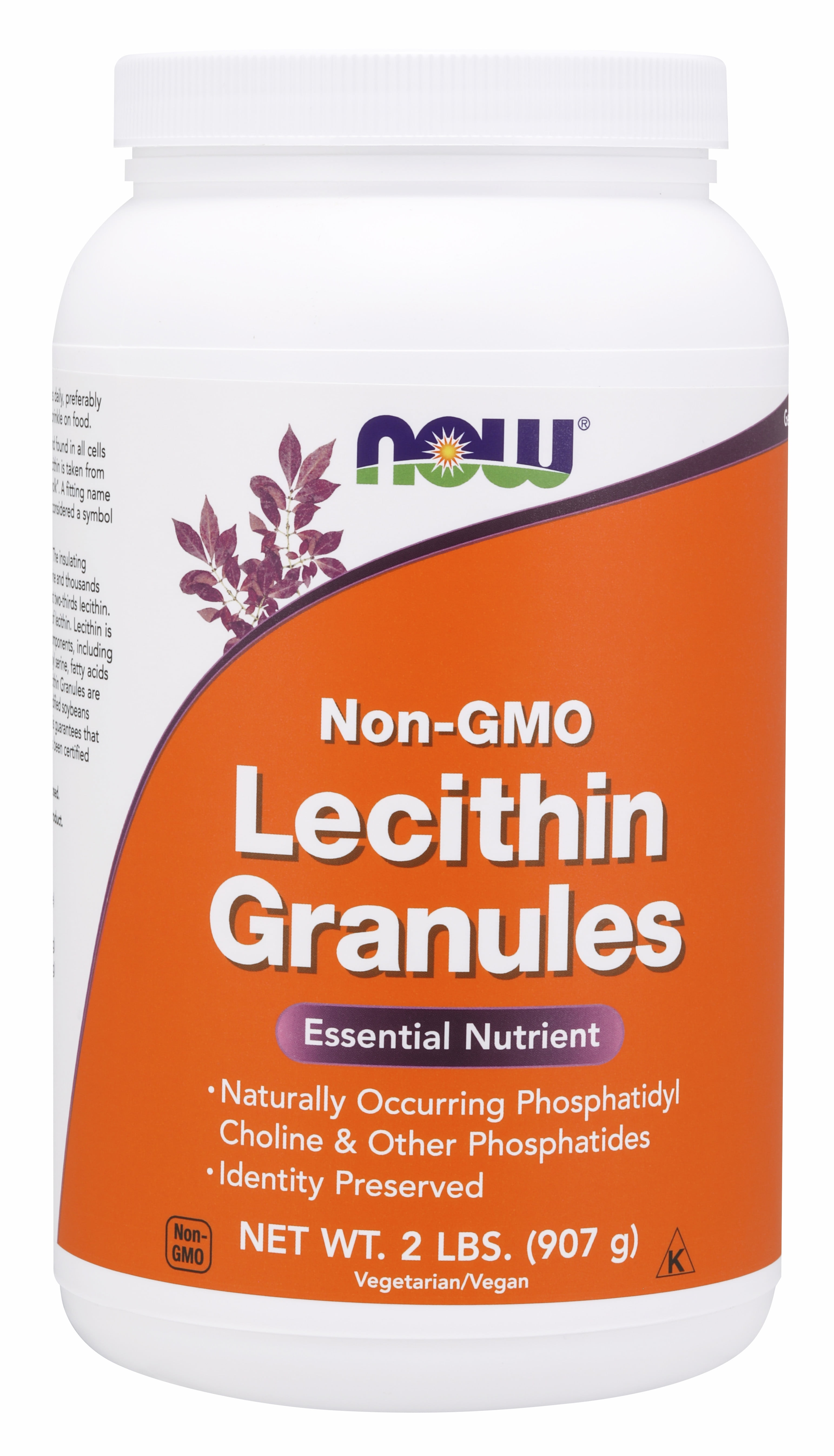NOW Supplements, Lecithin Granules with naturally occurring