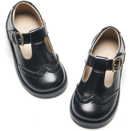 

Toddler Little Girl Mary Jane Dress Shoes - Ballet Flats for Girl Party School Shoes