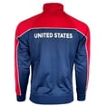 thumbnail image 5 of Icon Sports U.S. Soccer Track Jacket, Red/Blue Polyester Adult S-L, 5 of 6