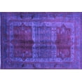 thumbnail image 1 of Ahgly Company Indoor Rectangle Oriental Purple Industrial Area Rugs, 6' x 9', 1 of 4