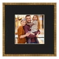 thumbnail image 2 of 4x4 In Frame Gold With Black Picture Mat For 4x4 In Photo - Gold 8x8 Frame To Display Print or, 2 of 8