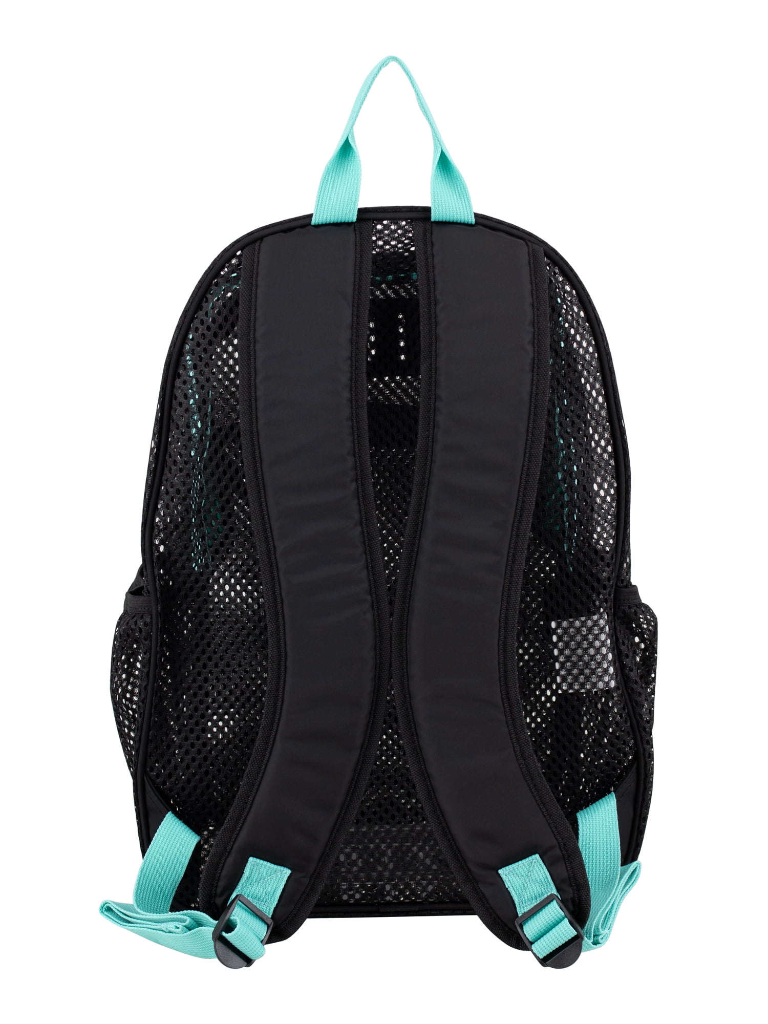 Eastsport Unisex Magna Pro Mesh 17" Backpack, Black/Pool Blue