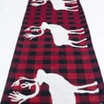 thumbnail image 5 of Bandera de mesa navideña bordada de algodón y lino con forma de árbol de Navidad de 35 x 180 cm, 5 of 5