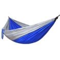 thumbnail image 3 of Camping Hammock Portable Nylon Parachute with Tree Straps Carabiners for, 3 of 8
