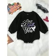 thumbnail image 2 of Wassery Baby Halloween Outfits for Boys Girls 6M 12M 18M 24M Newborn Sweatshirt Bodysuits LetterWitch Hat Print Round Neck Long Sleeve Onesie Romper Infant Fall Clothes, 2 of 9