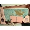 thumbnail image 6 of Juicy Couture Zip-Around Women's Crown Logo Wristlet Wallet with Removable Pouch, White & Sage, 6 of 6