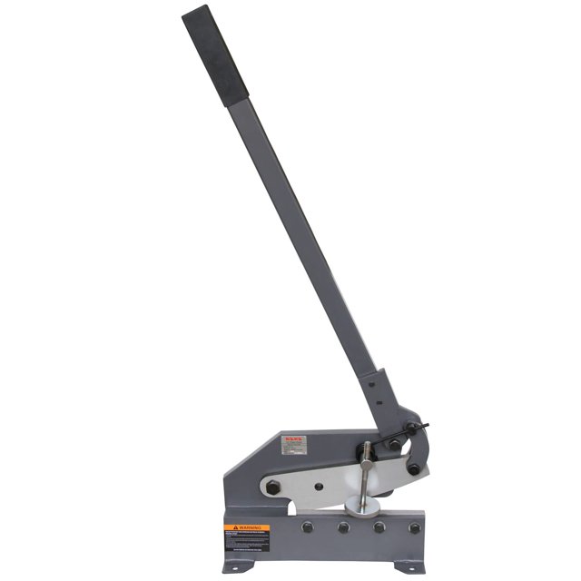 KAKA INDUSTRIAL HS-10, 10-Inch Sheet Metal Plate Shear, Solid Steel Frame, Mounting Type Metal Shear,For Cutting Sheets and Bars, High Precision Manual Hand Plate Shear