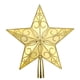 thumbnail image 3 of GOOHOCHY STOBOK - Estrella dorada de 20 cm para árbol de Navidad, decoración navideña de plástico de 5 puntas para fiestas en casa (dorada), 3 of 7