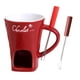 thumbnail image 3 of Taza para fondue de chocolate, calentador de fondue, olla para fundir chocolate, olla caliente para dulces de chocolate Rojo, 3 of 9