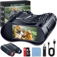 thumbnail image 1 of Jumelles de Vision Nocturne 4K, Lunettes de Vision Nocturne Infrarouges Numériques HD Ruaiok, Lunettes de Vision Nocturne à Zoom 8X pour Adultes Chasse Camping, 1 of 8