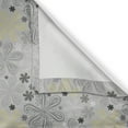 thumbnail image 4 of Ambesonne Grey Grommet Curtain Single Panel, Style Yellow Flower, 50"x60", Pale Grey White, 4 of 5
