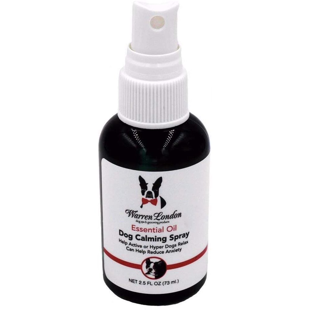 Warren London Essential Oil Dog Calming Spray Naturally Relax & Relieve Anxiety for Hyper