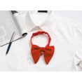 thumbnail image 5 of Pajarita Sólida Pre-Atada Fiesta Formal Prom Pajarita Terciopelo Para Hombres carmesí One Size, 5 of 5